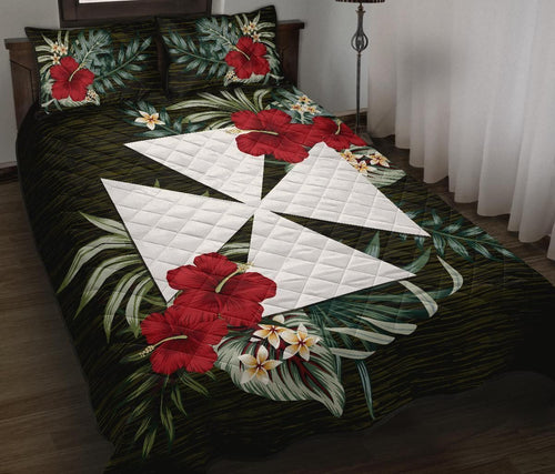 Wallis and Futuna Polynesian Quilt Bed Set - Special Hibiscus
