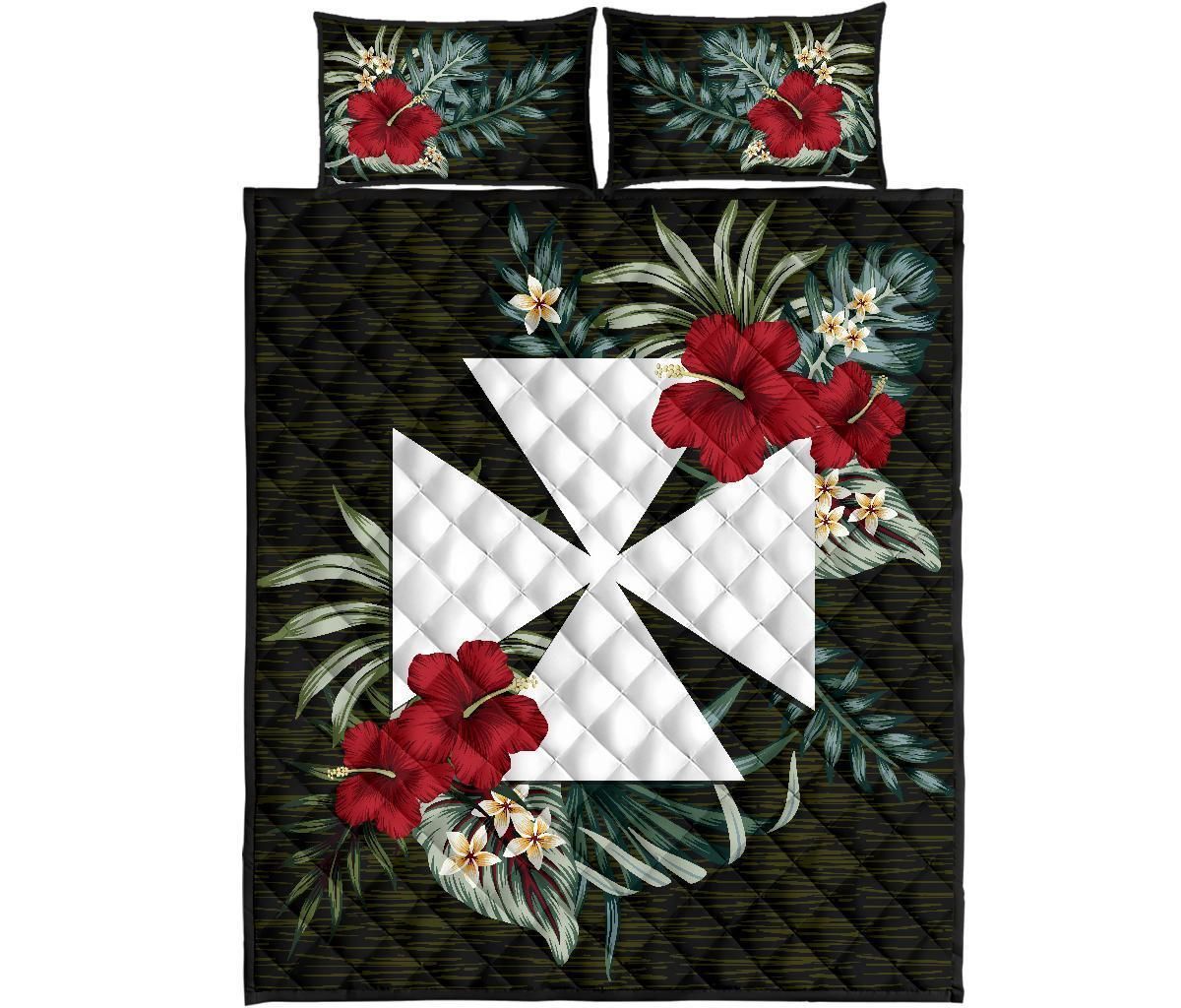Wallis and Futuna Polynesian Quilt Bed Set - Special Hibiscus