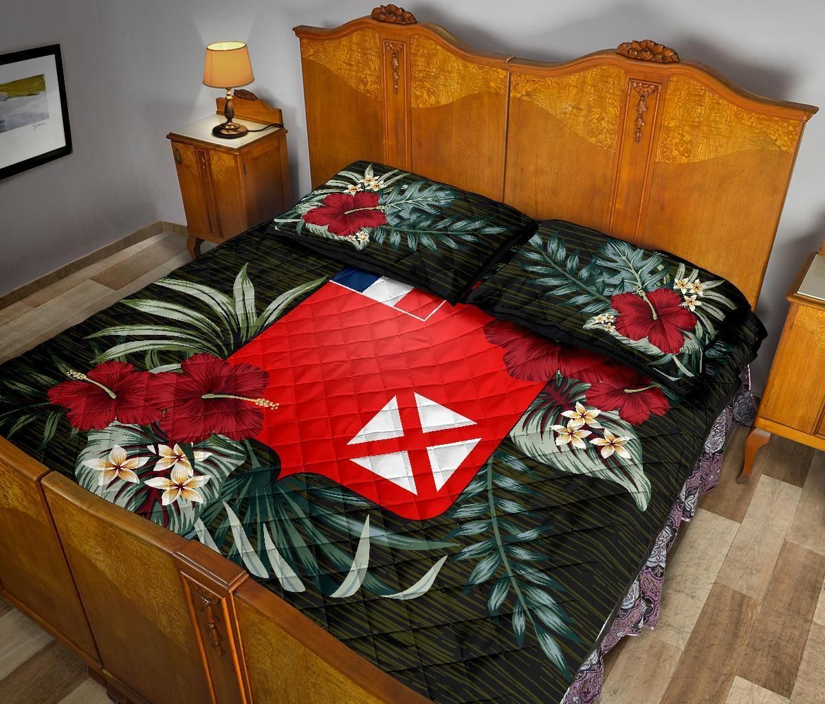 Wallis and Futuna Polynesian Quilt Bed Set - Special Hibiscus