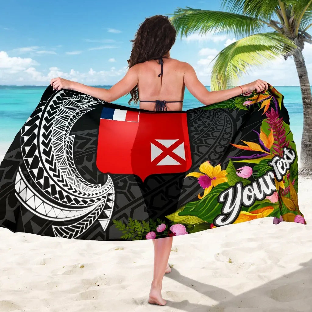 Wallis and Futuna Sarong - Custom Personalised Seal Spiral Polynesian Patterns