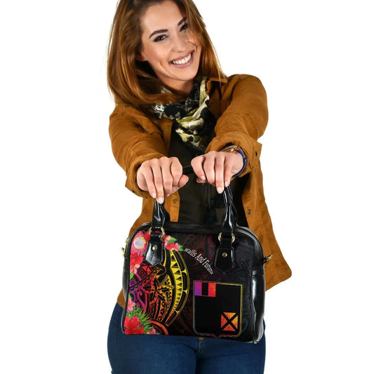 Wallis And Futuna Shoulder Handbag - Tropical Hippie Style