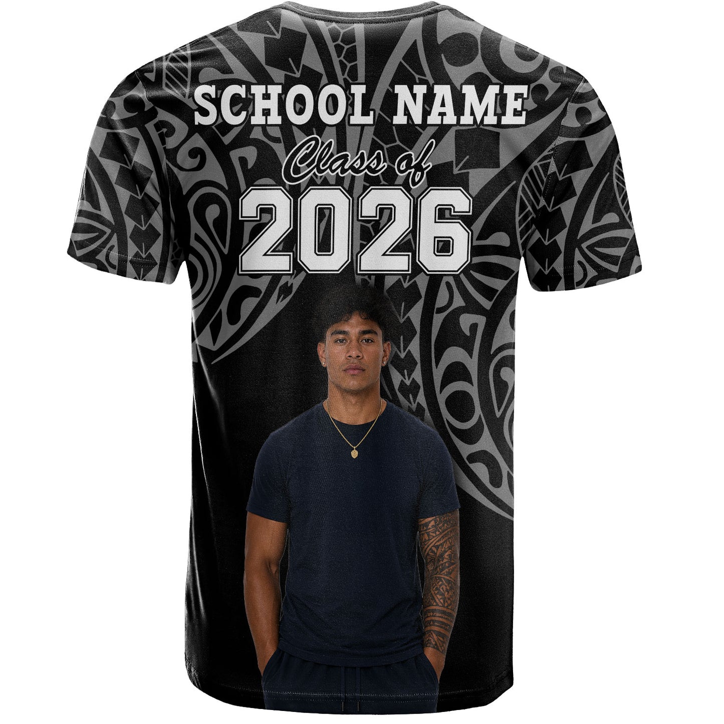 Hawaii T-Shirt Custom Class Of 2026 Kakau Style