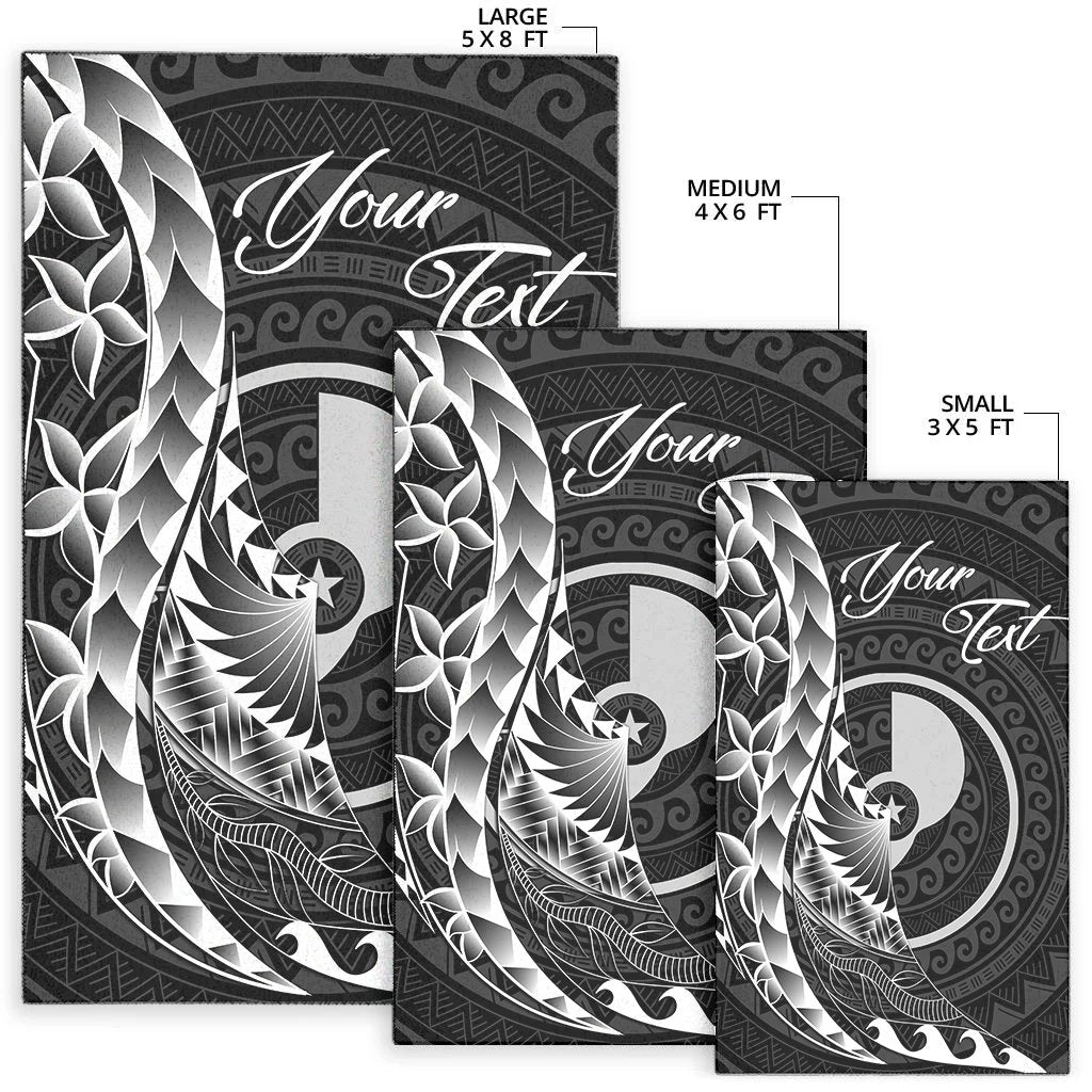 Yap Area Rug - Custom Personalised Polynesian Pattern Style