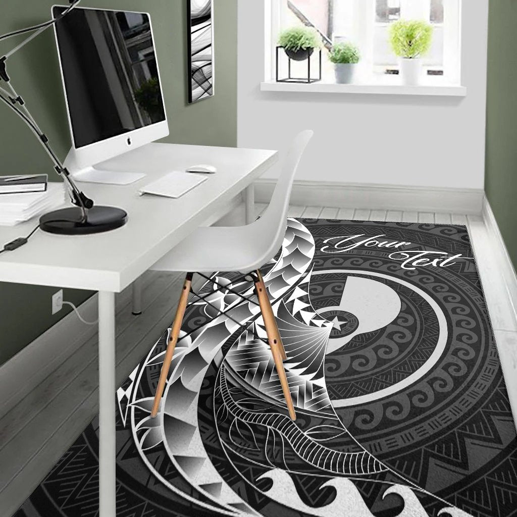 Yap Area Rug - Custom Personalised Polynesian Pattern Style