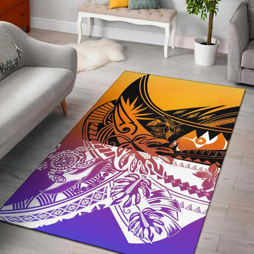 Yap Area Rug - Tribal Jungle Pattern