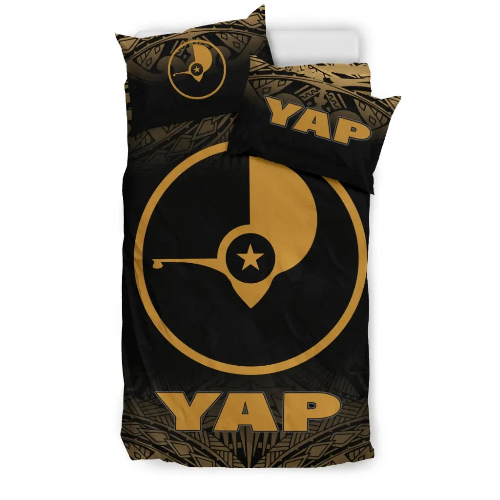 Yap Duvet Cover Set - Gold Fog Style