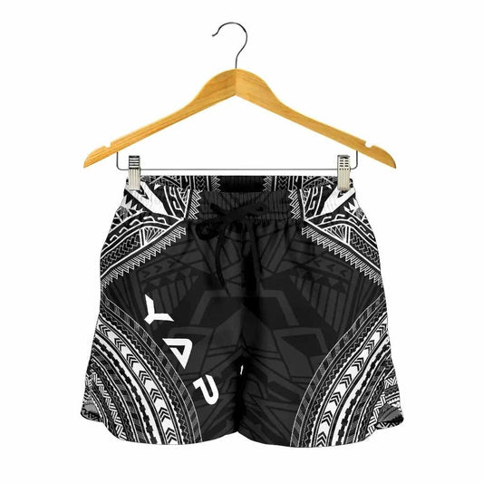 Yap Women Shorts - Polynesian Chief Black Version