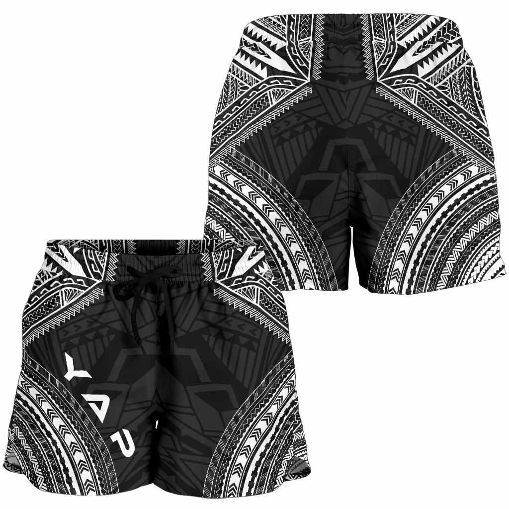 Yap Women Shorts - Polynesian Chief Black Version