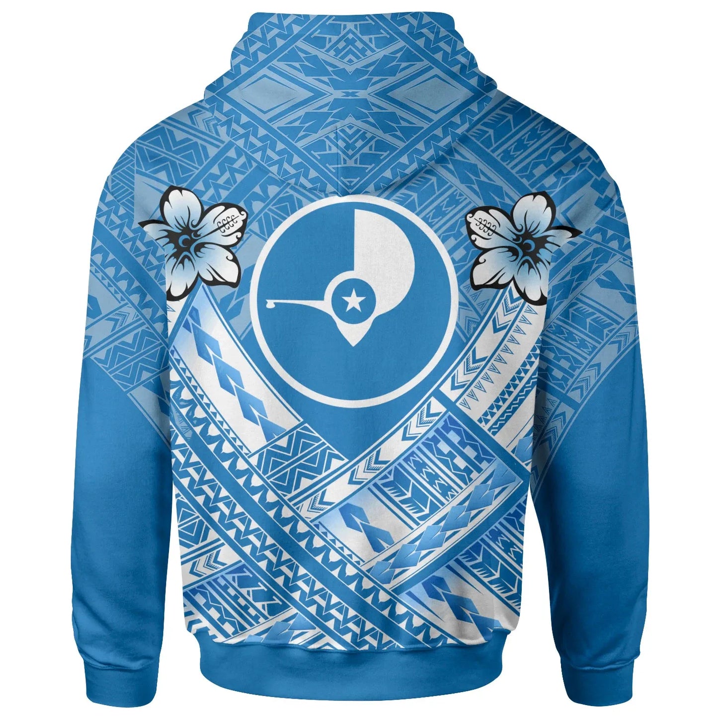 Yap Custom Personalised Hoodie - Yap Flag Camisole Hibiscus Style