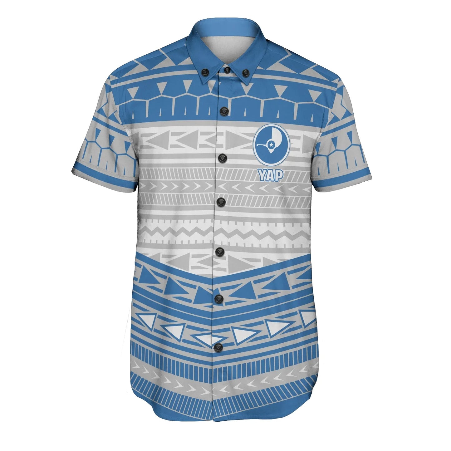 Yap Short Sleeve Shirt Polynesian Pattern