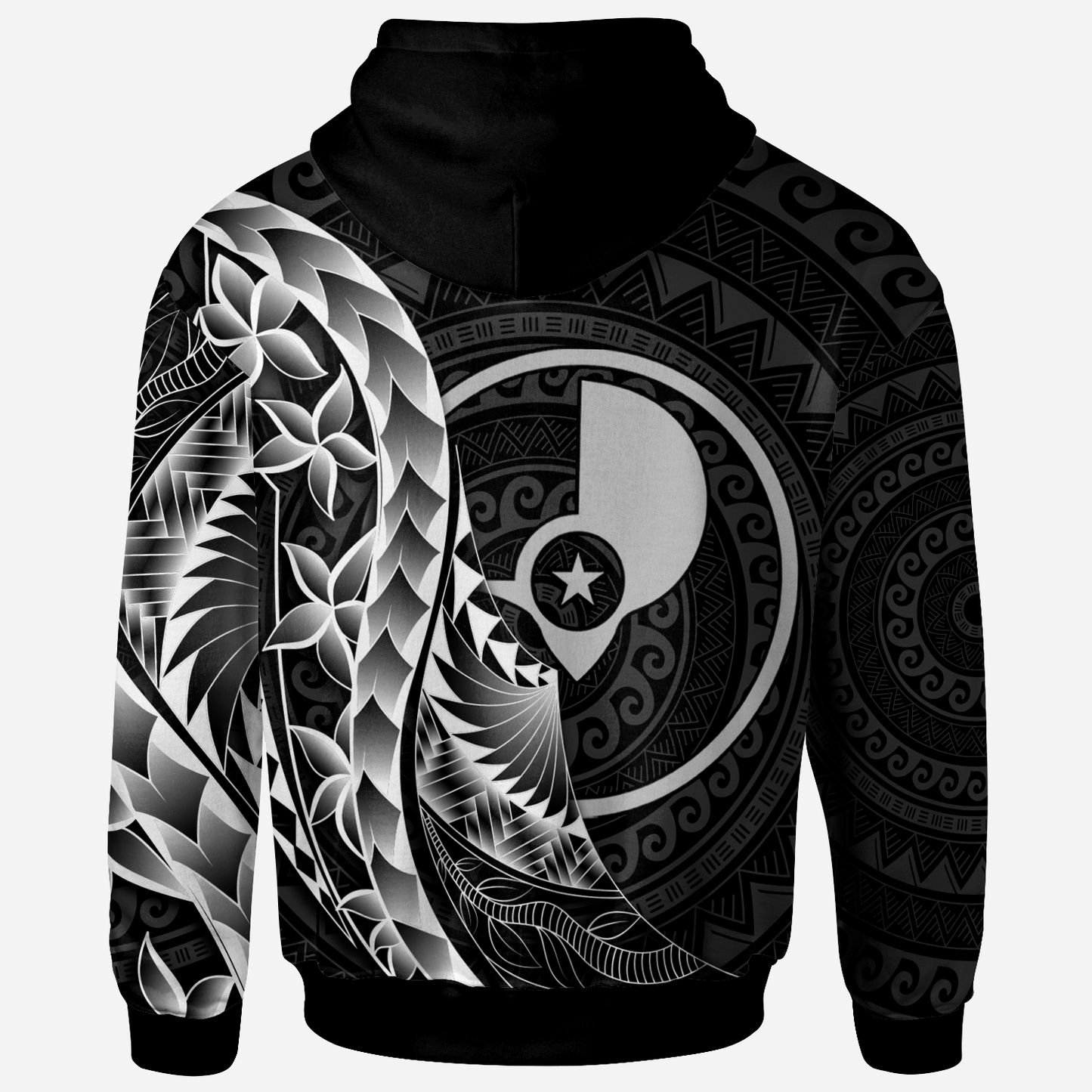 Yap Hoodie - Polynesian Pattern Style