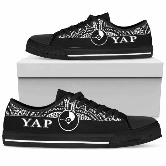 Yap Low Top Shoes - Micronesian Black Style