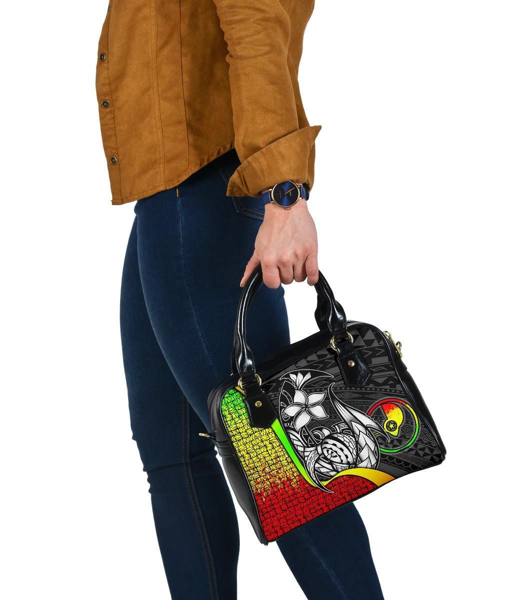 Yap Micronesia Shoulder Handbag Reggae - Turtle With Hook