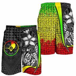 Yap Micronesian Men Shorts Reggae - Turtle With Hook