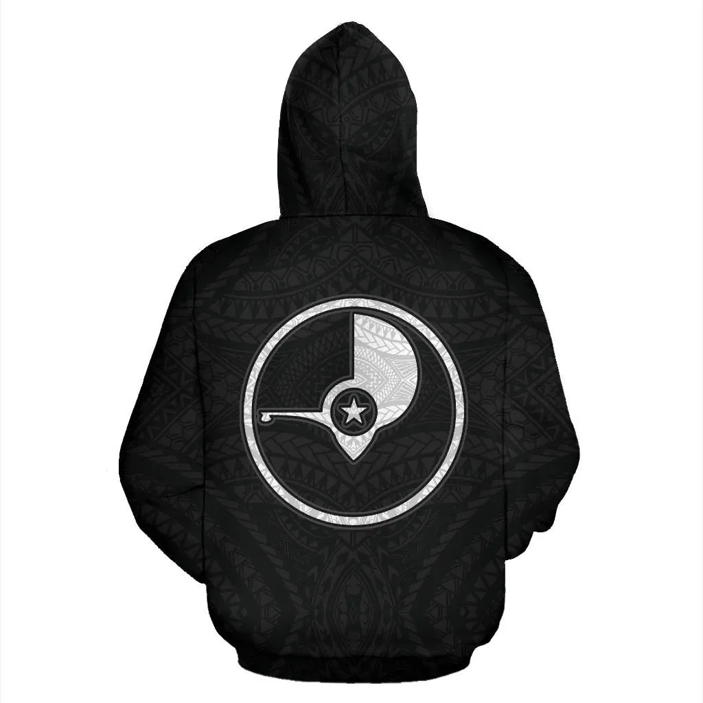 Yap Polynesian Custom Personalised Hoodie - Micronesia Yapese Warrior