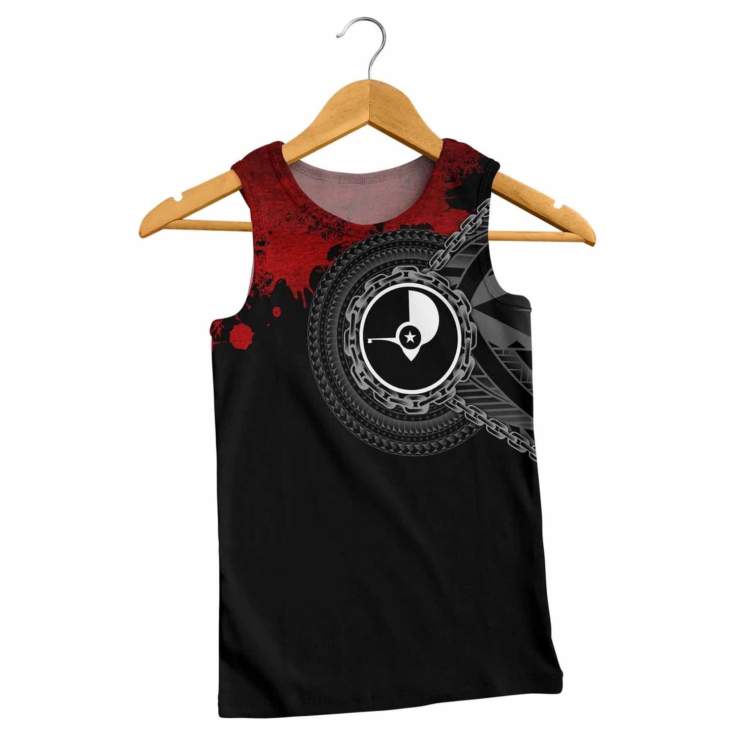 Yap Polynesian Men Tank Top - Polynesian Chain Style