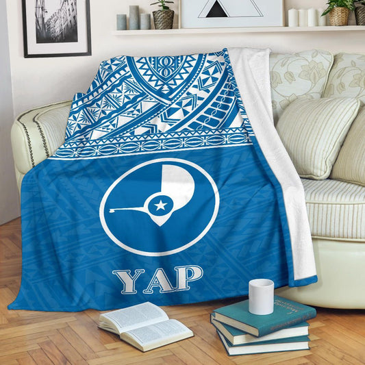 Yap Premium Blanket - Micronesian Blue Version