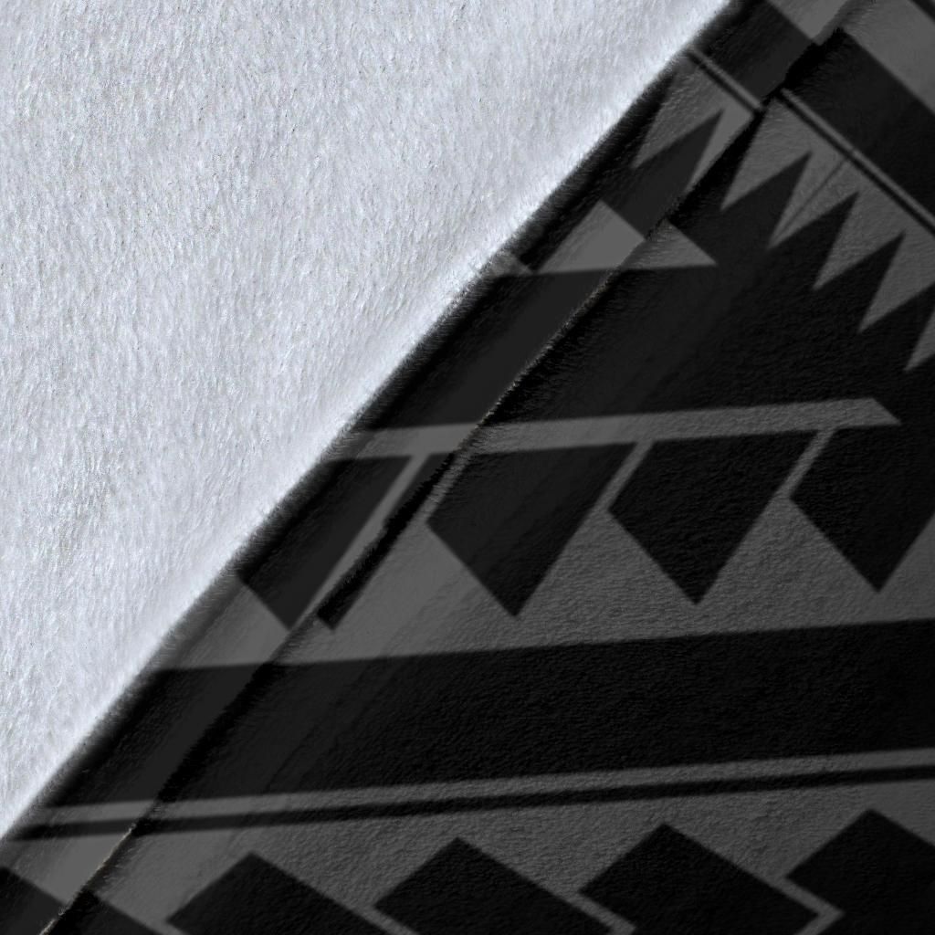 Yap Premium Blanket - Yap Seal With Polynesian Tattoo Style