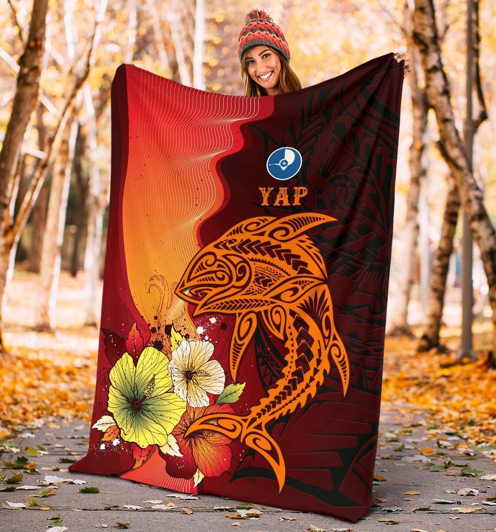 Yap Premium Blankets - Tribal Tuna Fish