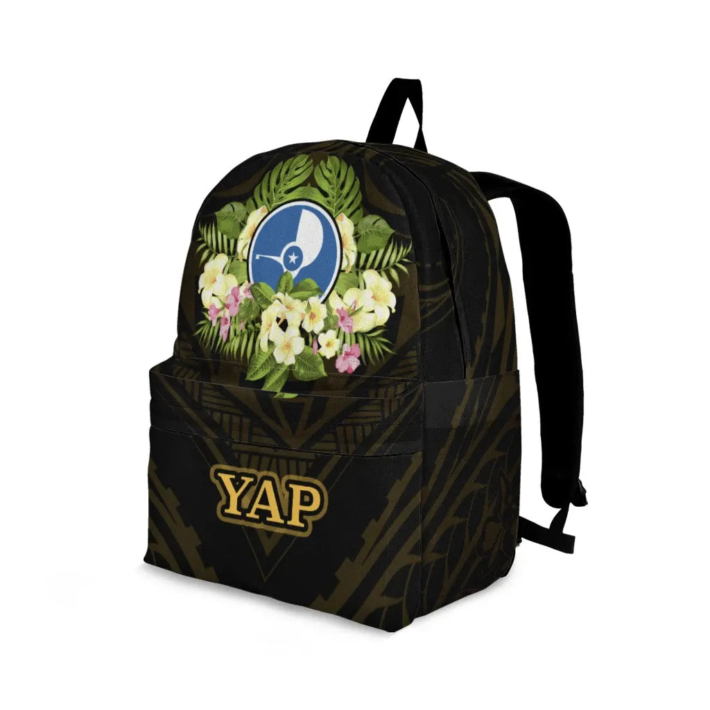 Yap State Backpack - Polynesian Gold Patterns Collection