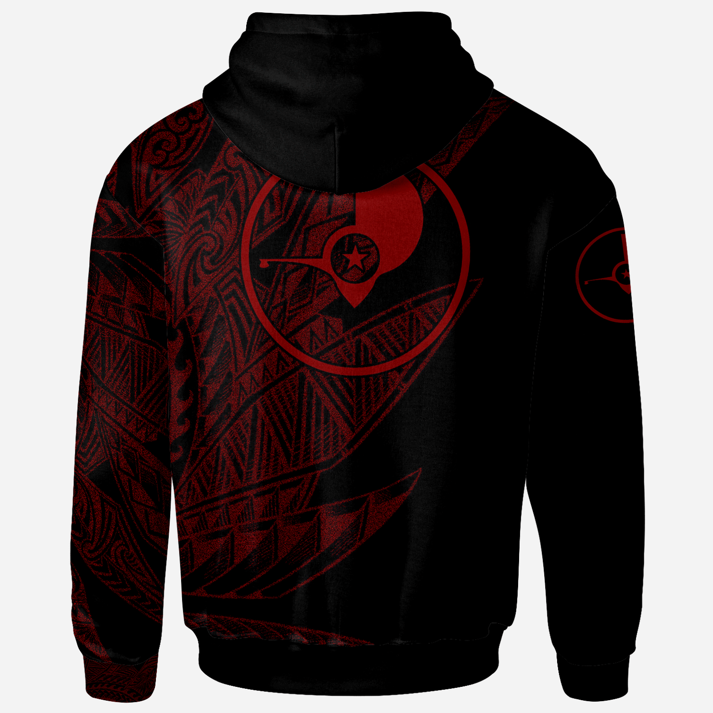 Yap State Hoodie - Legends Are Born In Red Color