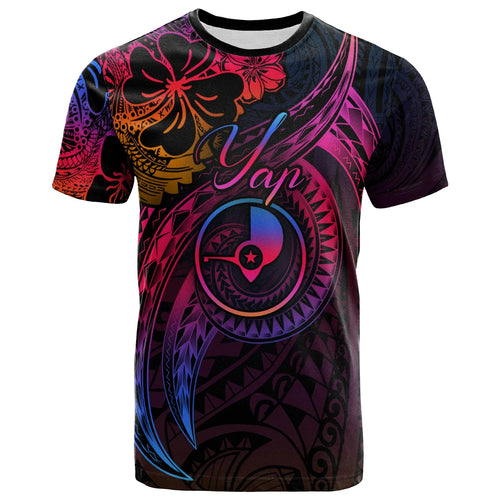 Yap State T-Shirt - Rainbow Style