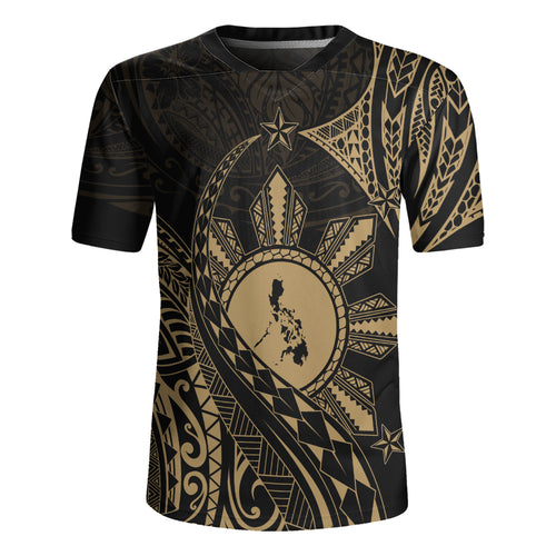 Philippines Filipinos Rugby Jersey Filipino Polynesia Star With Tribal Design