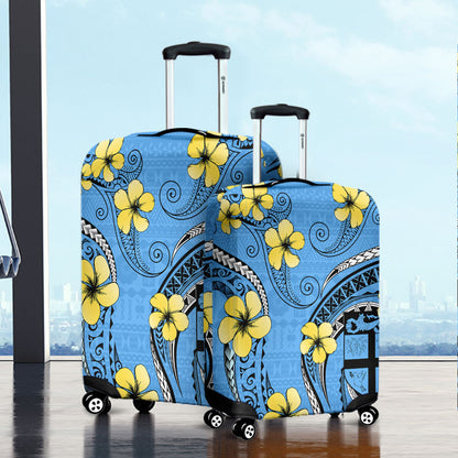 Fiji Luggage Cover Bula Style Plumeria Flower