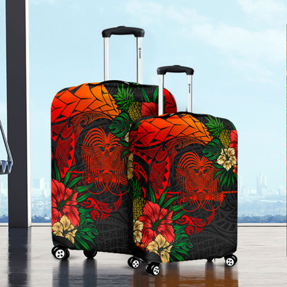 Papua New Guinea Luggage Cover Polynesian Coat Of Arms Tropical