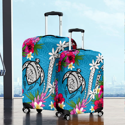 Hawaii Luggage Cover Tribal Polynesia Tropical Summer