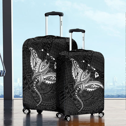 Hawaii Luggage Cover Hawaiian Map Polynesian Tribal Ray Tattoo