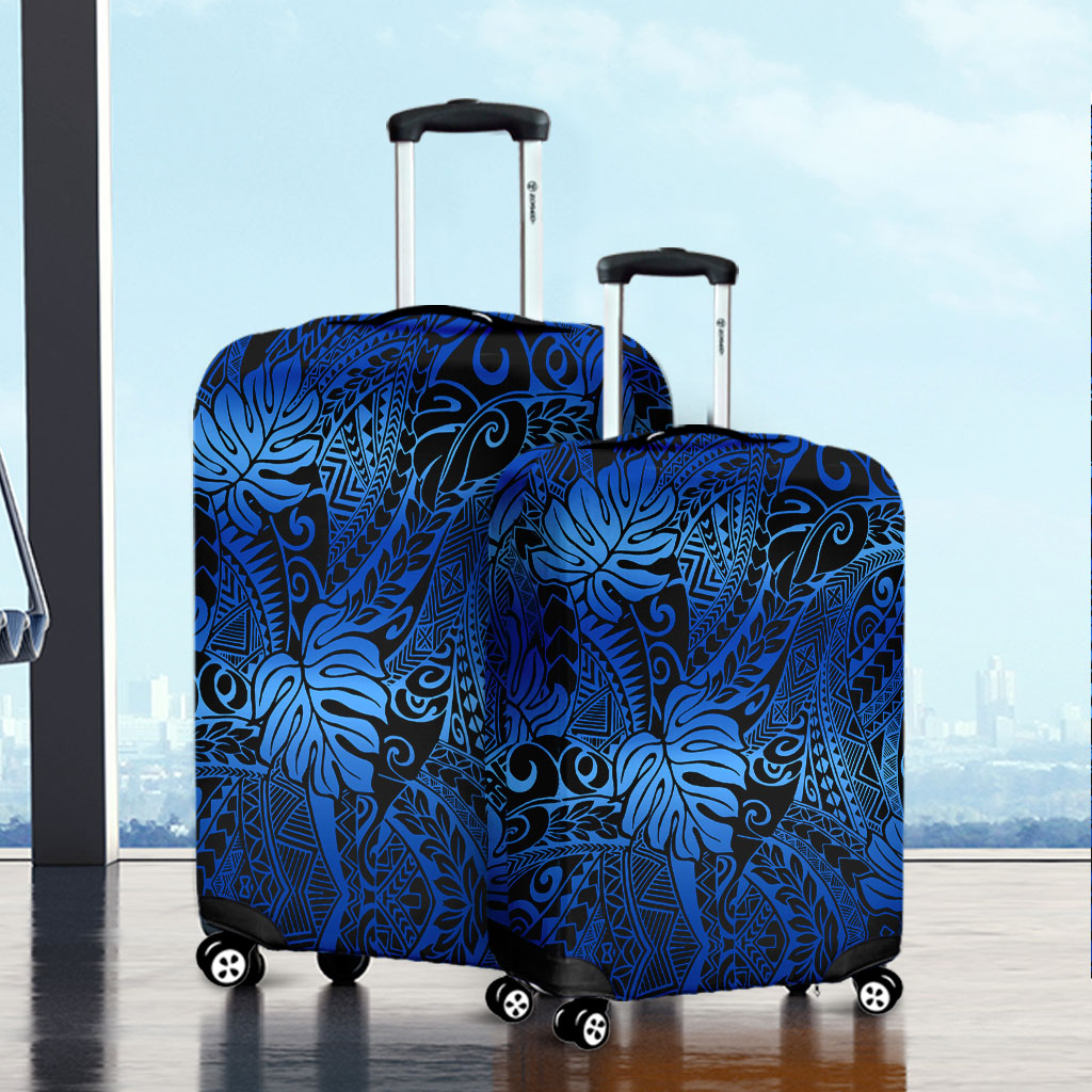 Hawaii Luggage Cover Tribal Polynesian Pattern Leaf