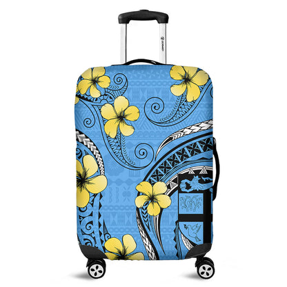 Fiji Luggage Cover Bula Style Plumeria Flower