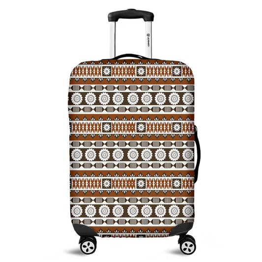 Fiji Luggage Cover Tapa Masi Pattern