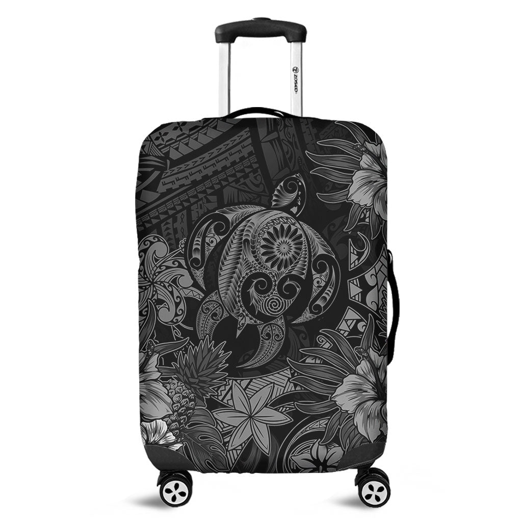 Hawaii Luggage Cover Tribal Polynesia Sea Turtle Design Pacific Dream
