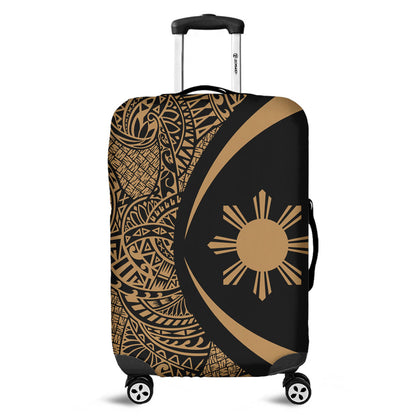 Philippines Filipinos Luggage Cover Lauhala Gold Circle Style