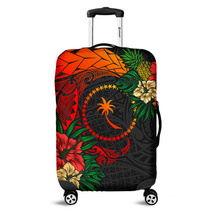 Chuuk State Luggage Cover Polynesian Coat Of Arms Tropical