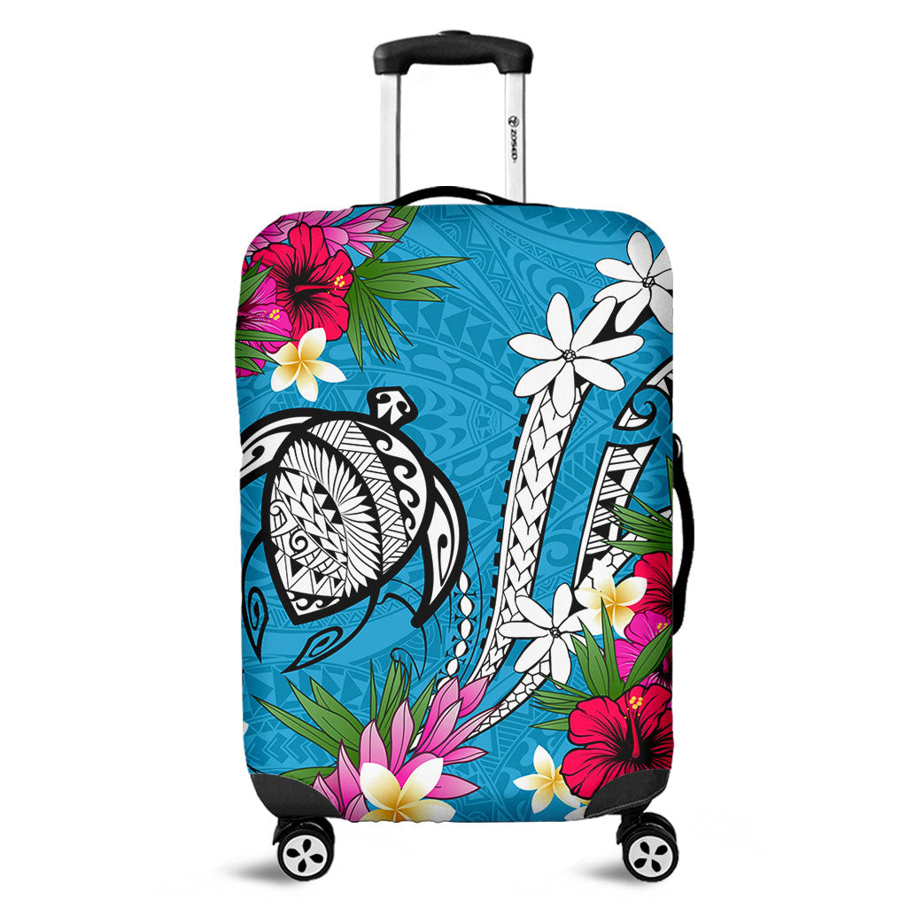 Hawaii Luggage Cover Tribal Polynesia Tropical Summer