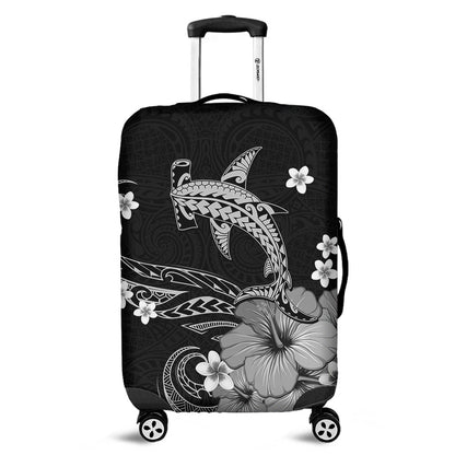Hawaii Luggage Cover Shark Polynesia Tribal Tattoo