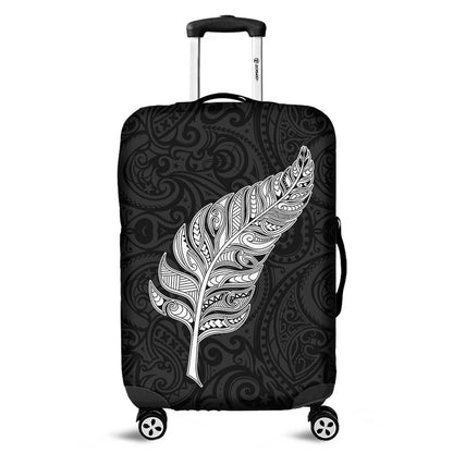 New Zealand Luggage Cover Maori Silver Fern Simple Style