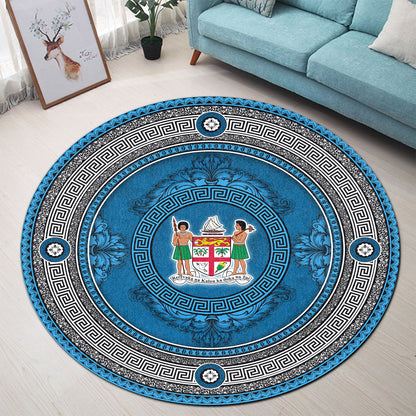 Fiji Round Rug - Fiji Masi Royal Floral Style Cricle