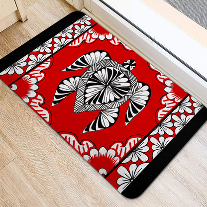 Tonga Doormat Tapa Turtle Design