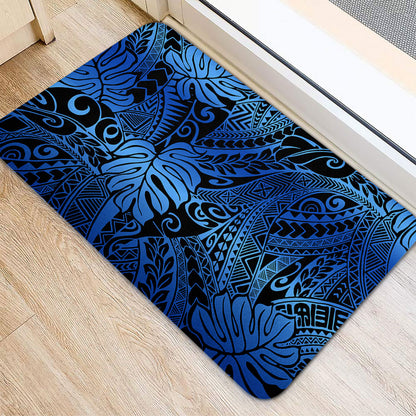 Hawaii Doormat Tribal Polynesian Pattern Leaf