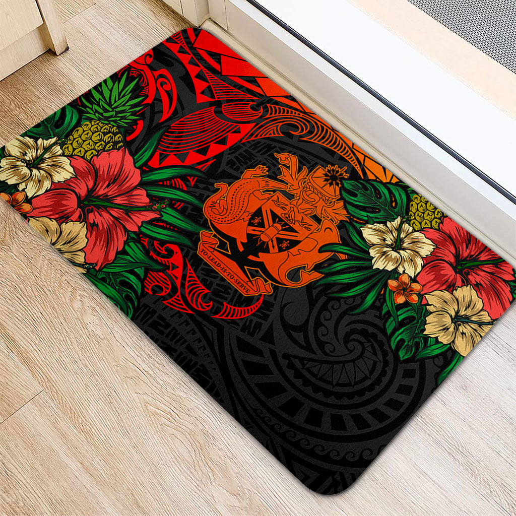 Solomon Islands Doormat Polynesian Coat Of Arms Tropical