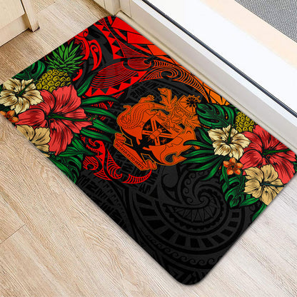 Solomon Islands Doormat Polynesian Coat Of Arms Tropical