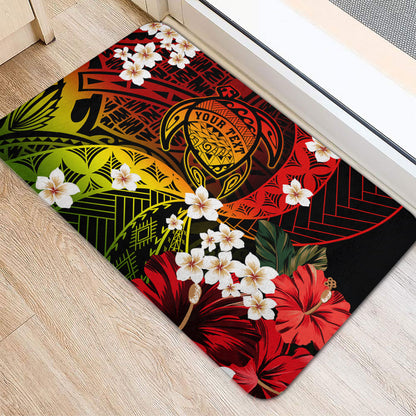 Hawaii Door Mat Custom Turtle Style Reggae Tropical