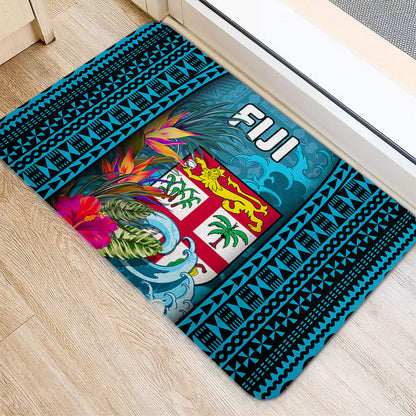 Fiji Doormat Bula Islands Wave Tropical