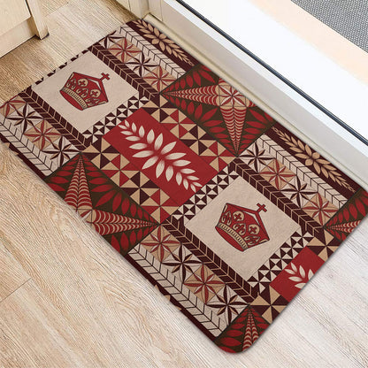 Tonga Door Mat Ngatu Pattern