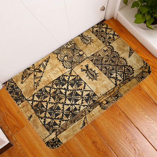 Tonga Doormat Tapa Cloth Vintage