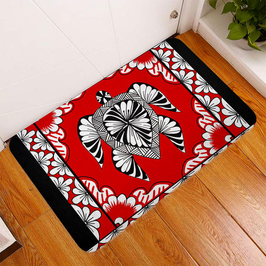 Tonga Doormat Tapa Turtle Design